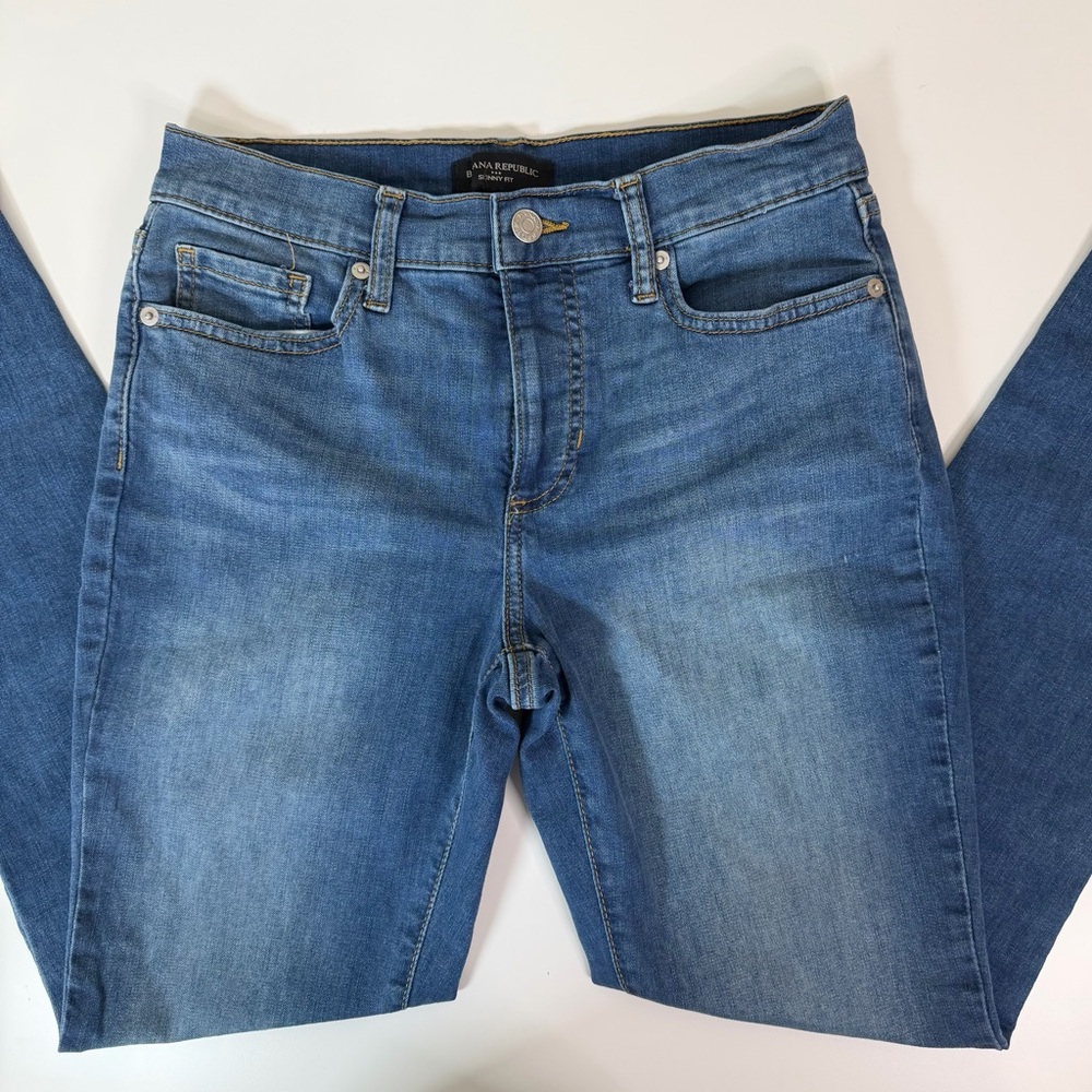 BANANA REPUBLIC Women’s 27/4 Skinny Fit Mid Rise Medium‎ Wash Preppy Everyday